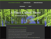 Tablet Screenshot of aplacecalledthere.com